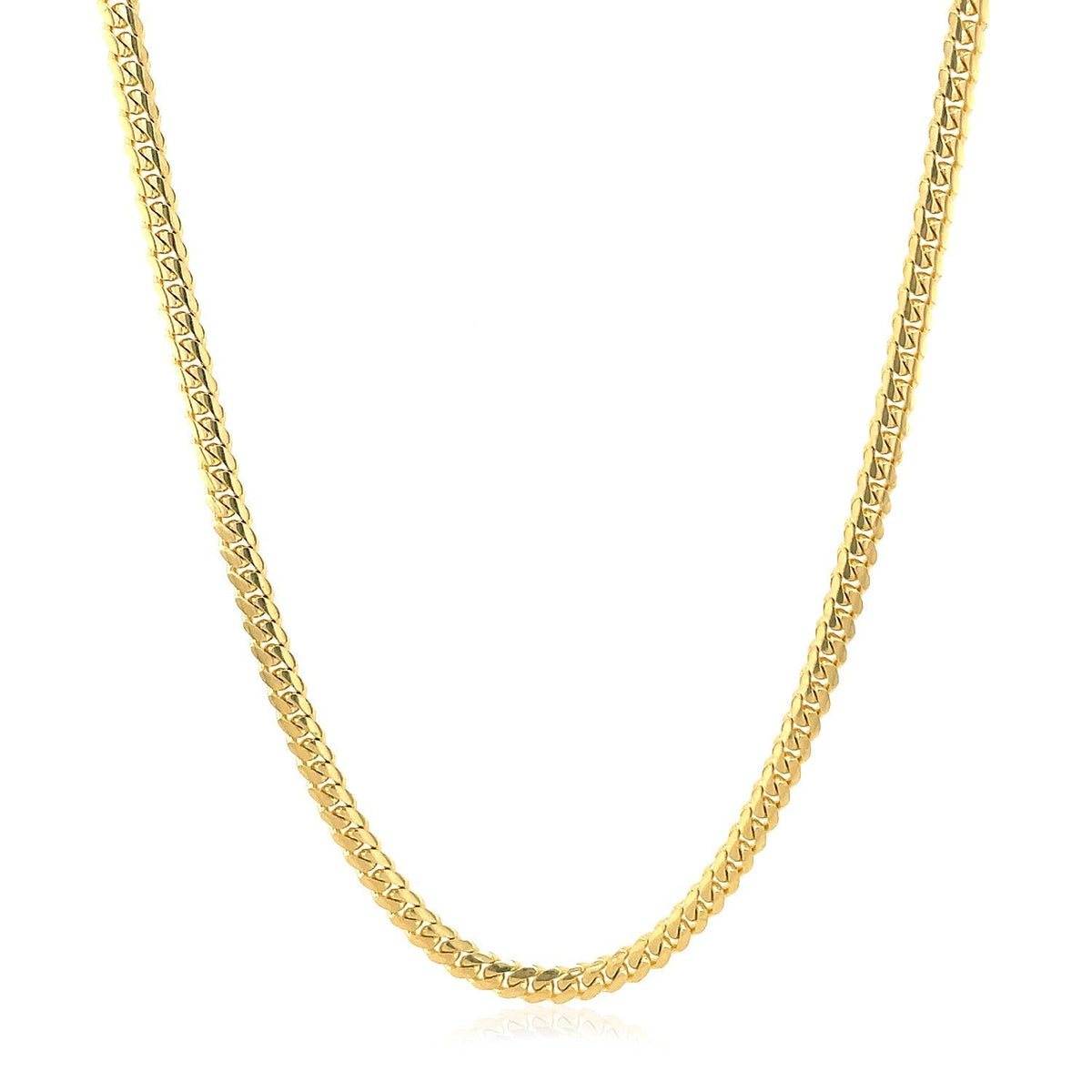 10K Yellow Gold Miami Cuban Chain
