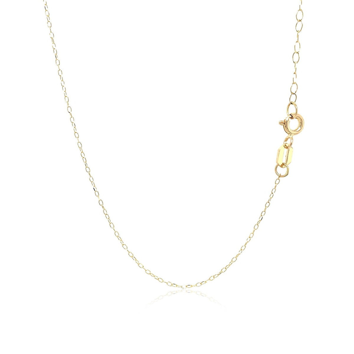 14K Yellow Gold Mother of Pearl Dog Paw Print Necklace