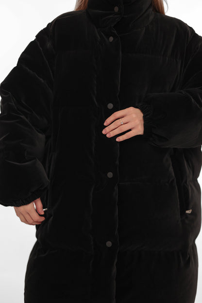 Transformer 2 in 1 Velour Down Coat┃Vest