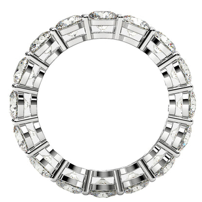 14K White Gold Lab Grown Diamond Eternity Ring (4 cttw FG/VS2)