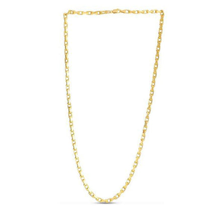 14K Yellow Gold French Cable Link Chain