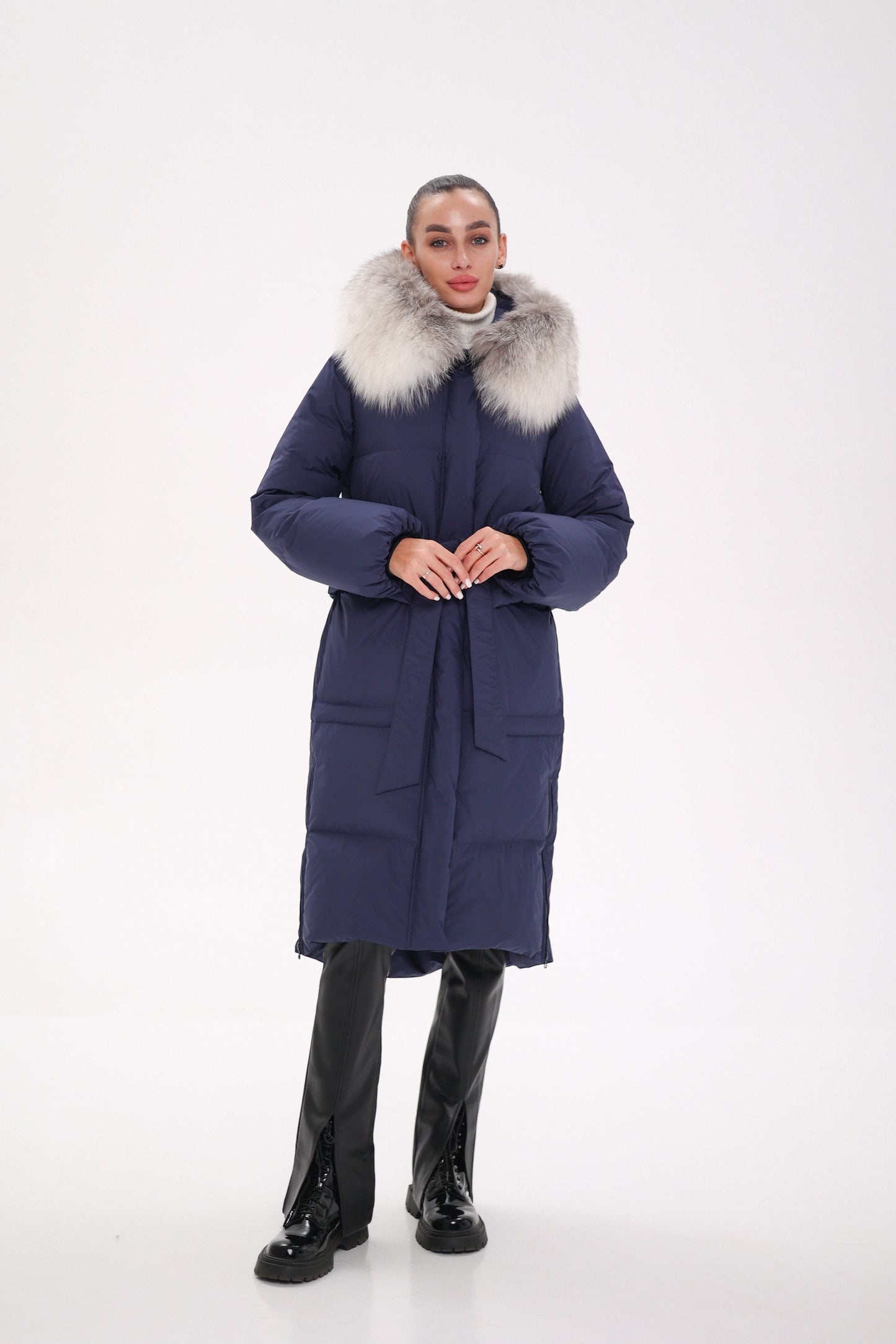 Silver Fox Down Fill Coat