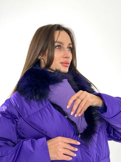 Silver Fox Premium Down Fill Coat