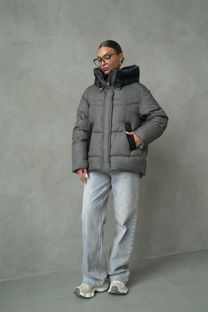 Metropolitan Wool-Effect Down Fill Jacket
