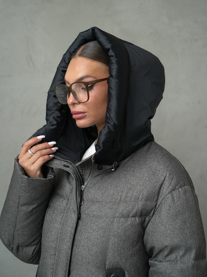 Metropolitan Wool-Effect Down Fill Jacket