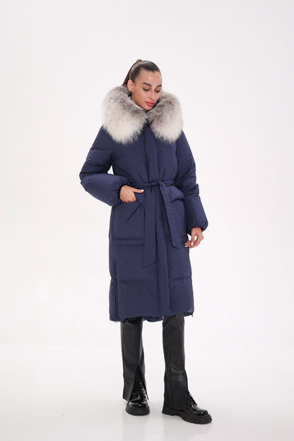 Silver Fox Down Fill Coat