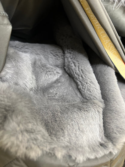 Silver Fox Fully Lined Hood Rabbit Insulated Parka