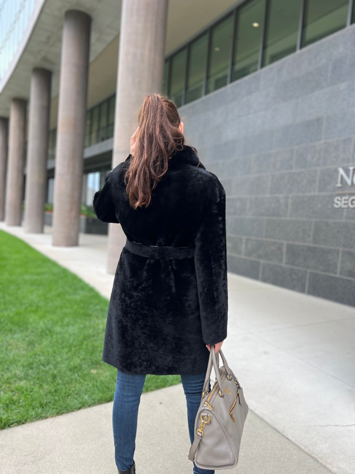 Shearling Merino Lamb Leather Coat