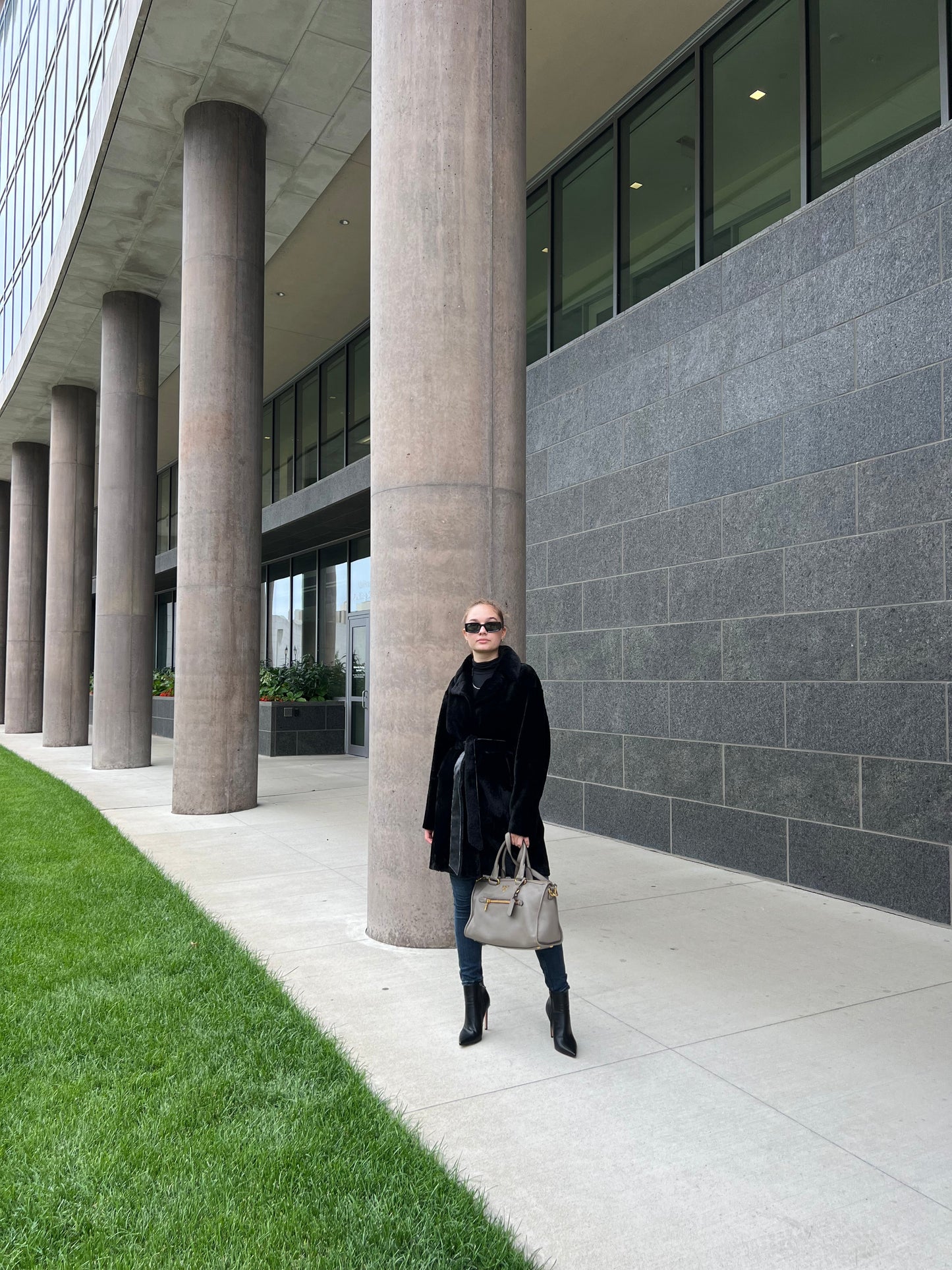 Shearling Merino Lamb Leather Coat
