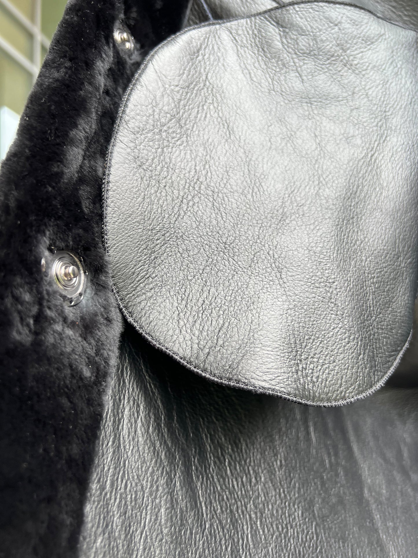 Shearling Merino Lamb Leather Coat