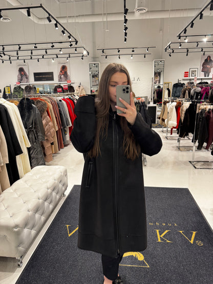 ⇆ Reversible Faux Fur & Suede Coat