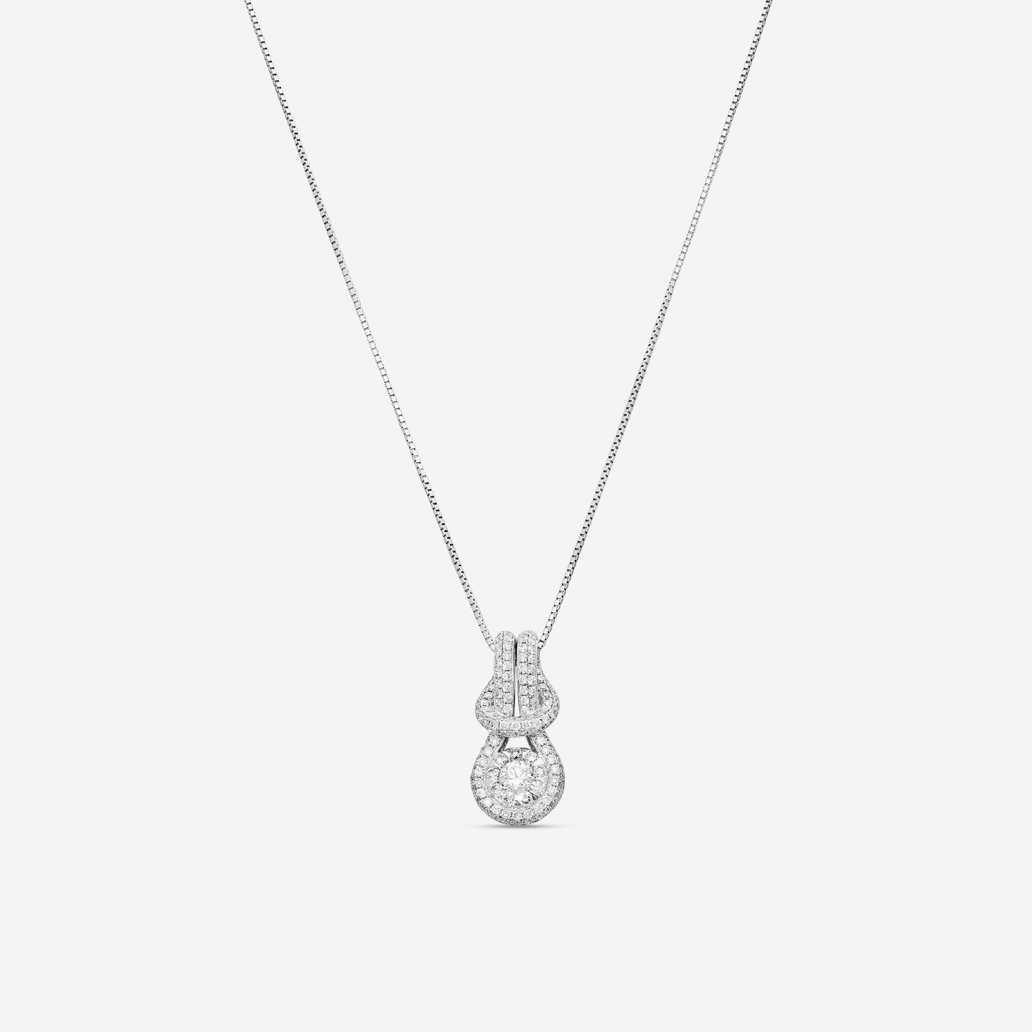 Memoire - Forever Bouquets Designer Pendants 18KW 1ctw appx - MBQ09P-0100FMW-18KW