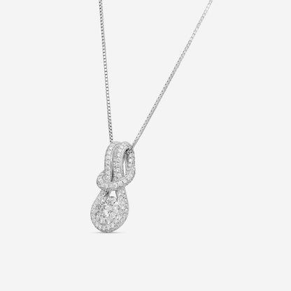 Memoire - Forever Bouquets Designer Pendants 18KW 1ctw appx - MBQ09P-0100FMW-18KW