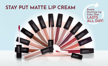 Rosebud Stay Put Matte Lip Cream | Stunning Kiss-Proof Lipstick
