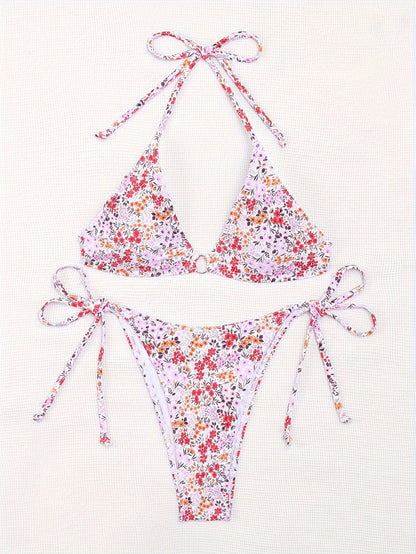Women Clothing Floral Bikini Direct Supply Swimsuit Women