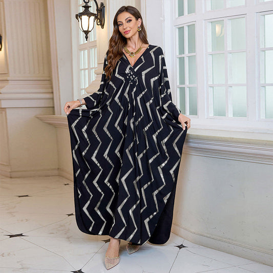 Silver Rayon Positioning Printing Beach Outerwar Dress Women Holiday Maxi Dress Swimsuit Blouse