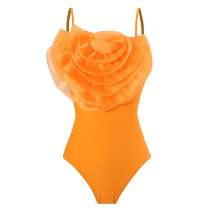 Covered Belly Backless Sexy Spring Swimsuit Women Chiffon Beach Dress