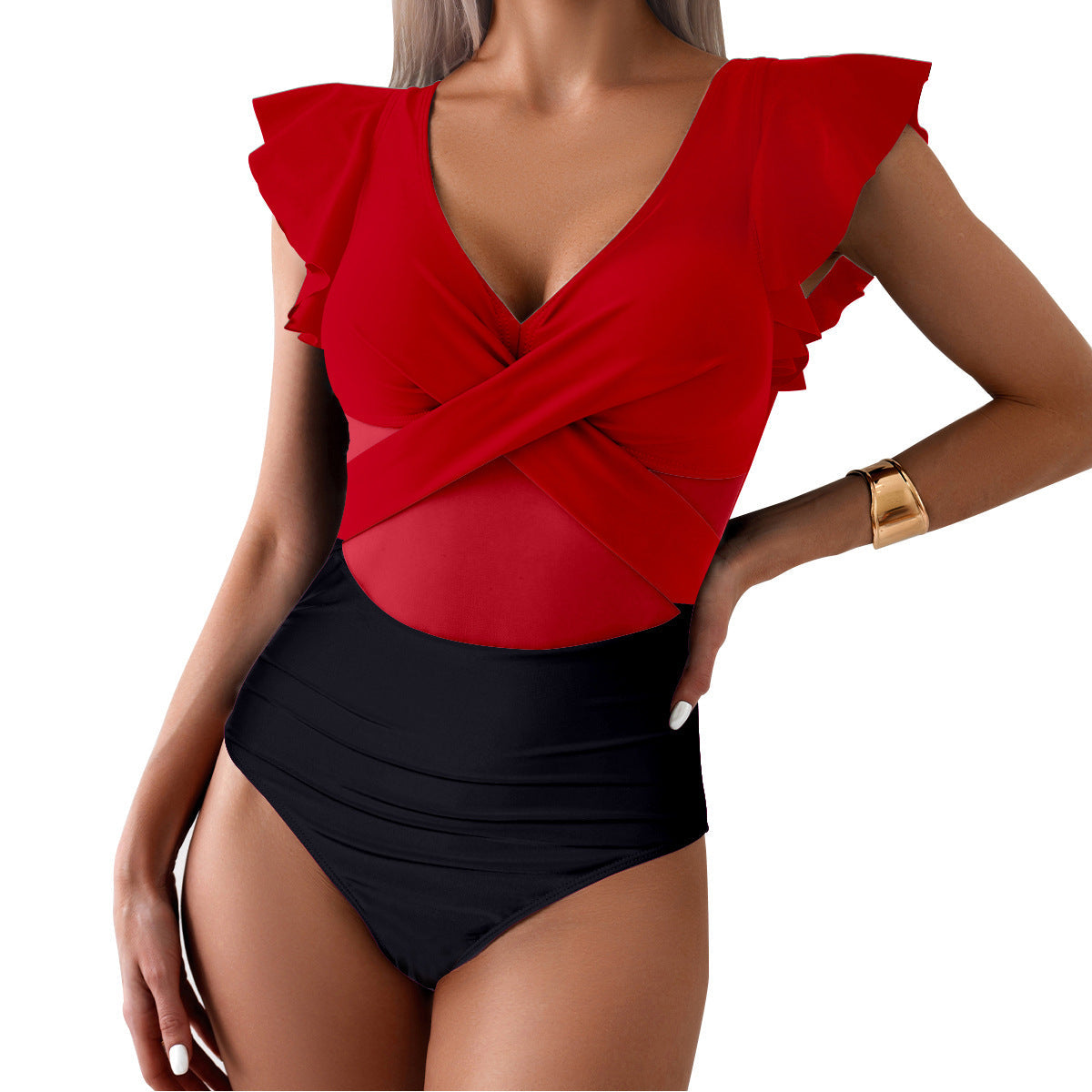 Swimsuit Bikini Women Quick Drying Sports Swimsuit