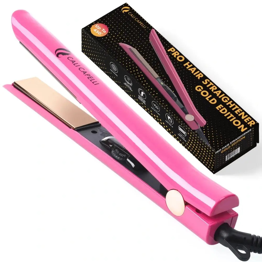 Pro-Series 1″ Titanium Hair Straightener Pink