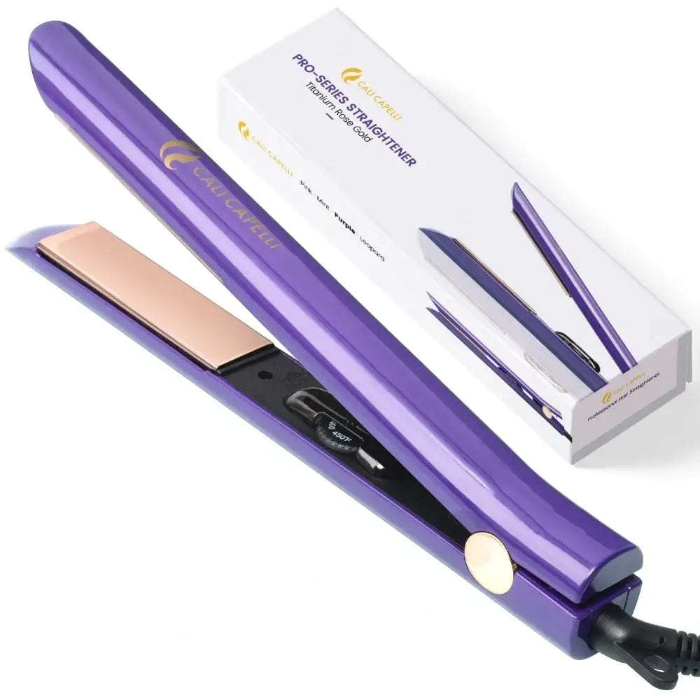 Pro-Series 1″ Titanium Hair Straightener Purple