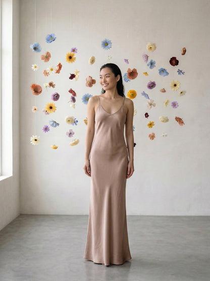 Silk Slip Bias Gown