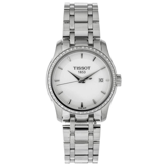 Tissot T-Trend Couturier White Stainless Steel Watch