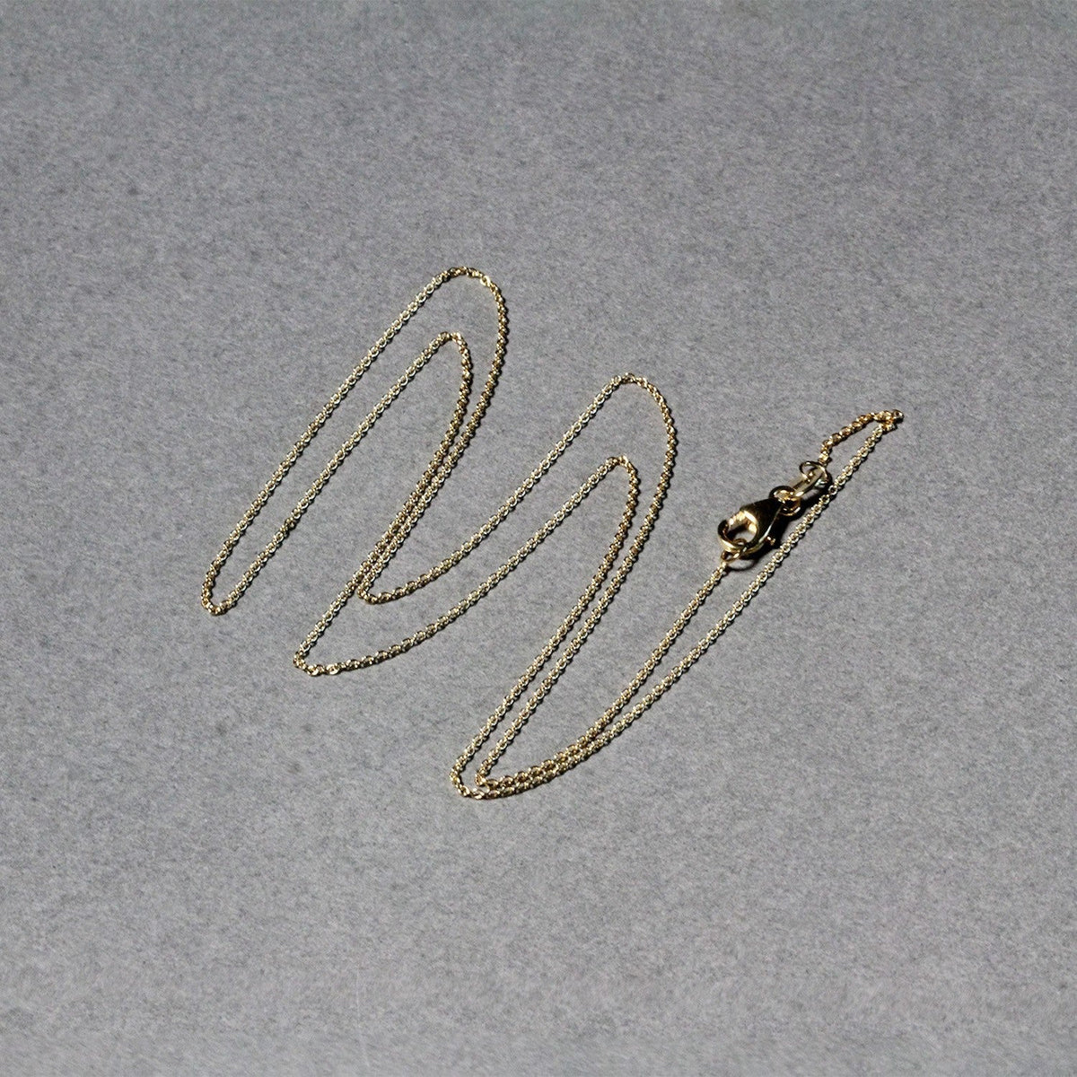 Yellow Gold Oval Cable Link Chain