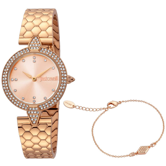 Just Cavalli Women's Rose Gold Stainless Steel Watch
