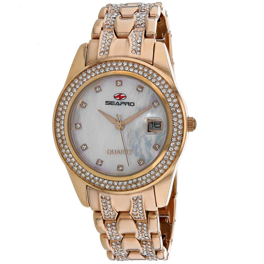Seapro Intrigue Rose Gold Stainless Steel Watch