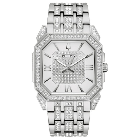 Bulova Octava Quartz Silver Stainless Steel Men's Watch