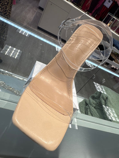Basically Nude Clear Strap Block Heels – Comfortable & Stylish Footwear for Any Occasion