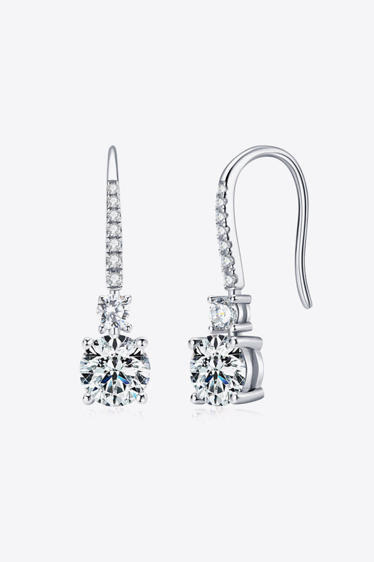 2 Carat Moissanite Earrings - Undeniably LUXE