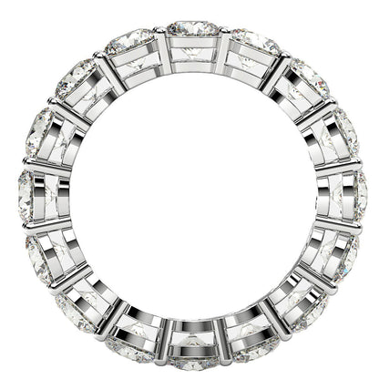 14K White Gold Lab Grown Diamond Eternity Ring (4 cttw FG/VS2)