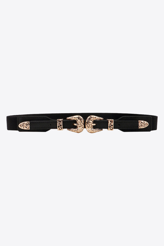 Double Trouble Buckle Belt - Undeniably LUXE
