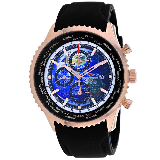 Seapro Meridian World Timer GMT Blue Dial Watch