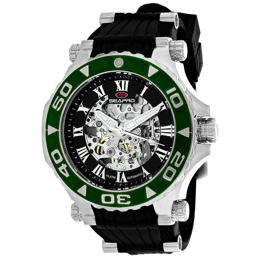 Seapro Seaway Black Dial Automatic Watch