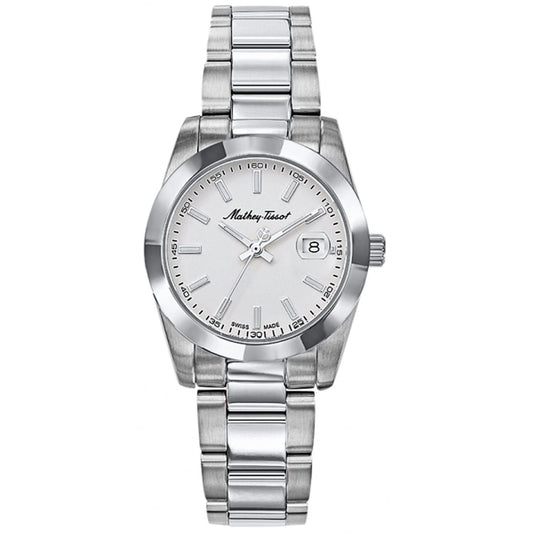 Stainless Steel Silver Dial Quartz Watch