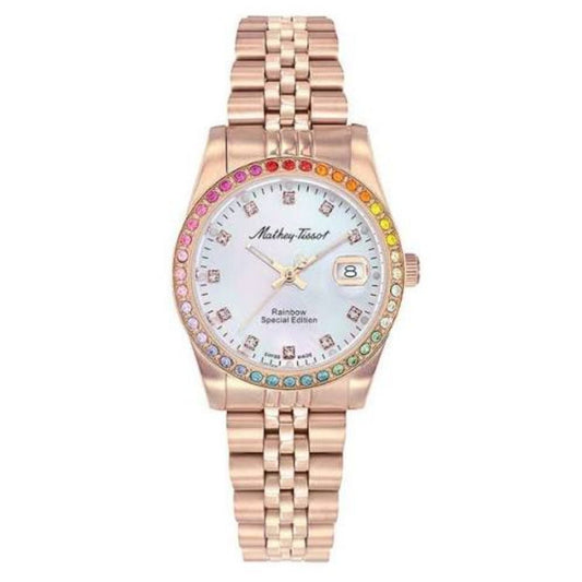 Tissot Rainbow White Stainless Steel Bracelet Watch