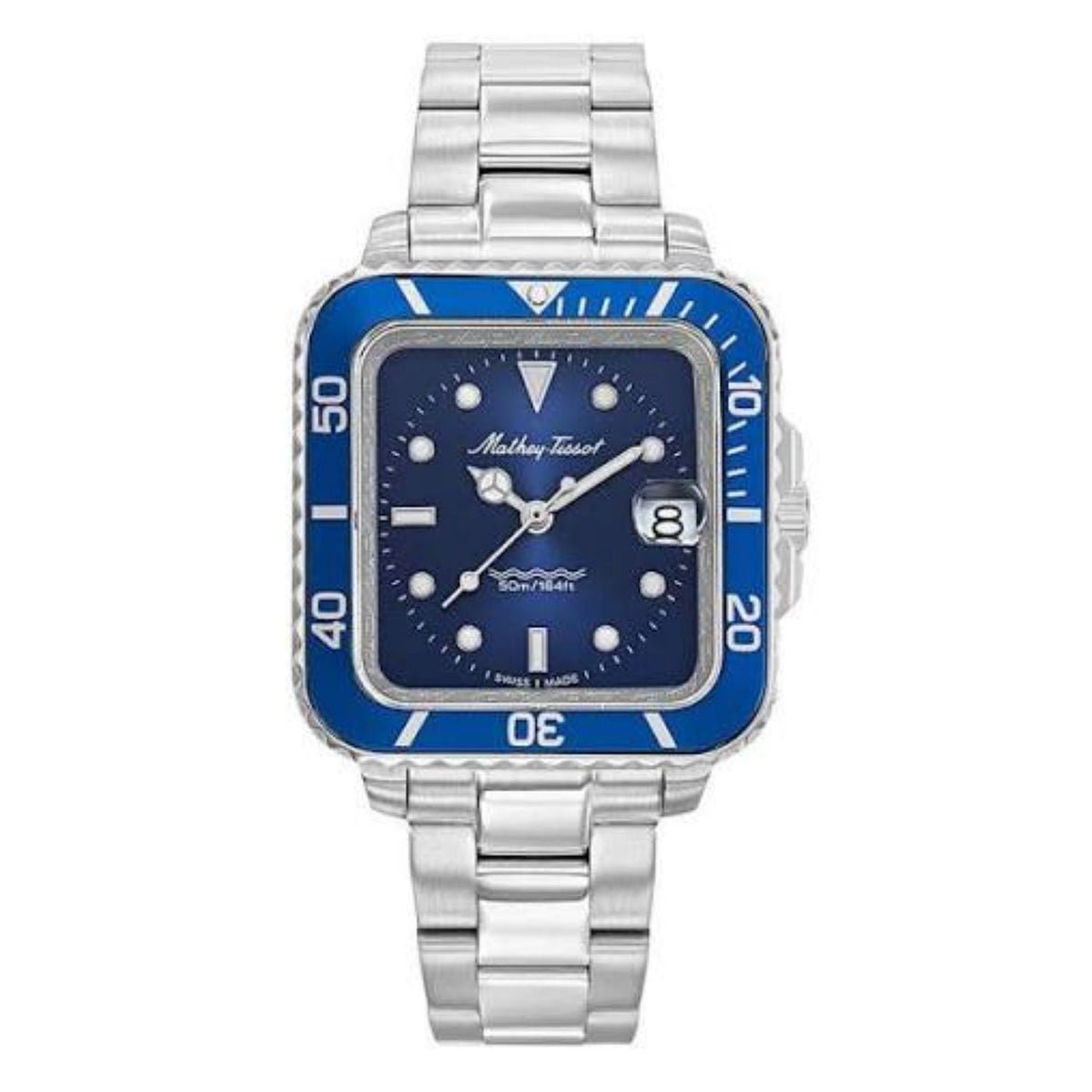 Tissot Vintage Blue Stainless Steel Bracelet Watch