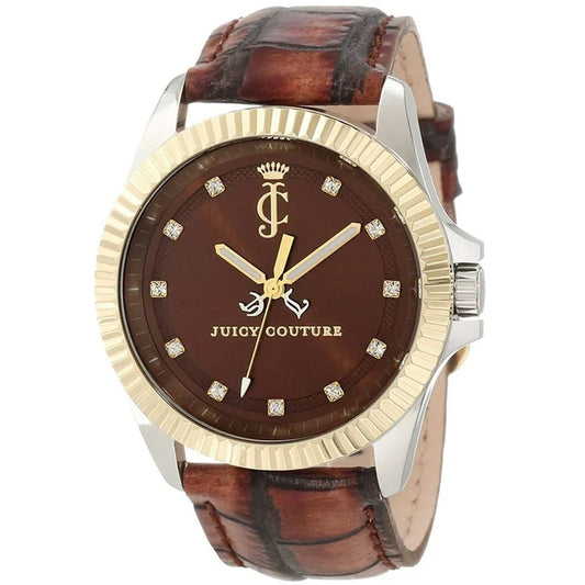 Juicy Couture Stella Brown Leather Watch