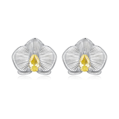 Sterling Silver Pavé Cubic Zirconia Earrings