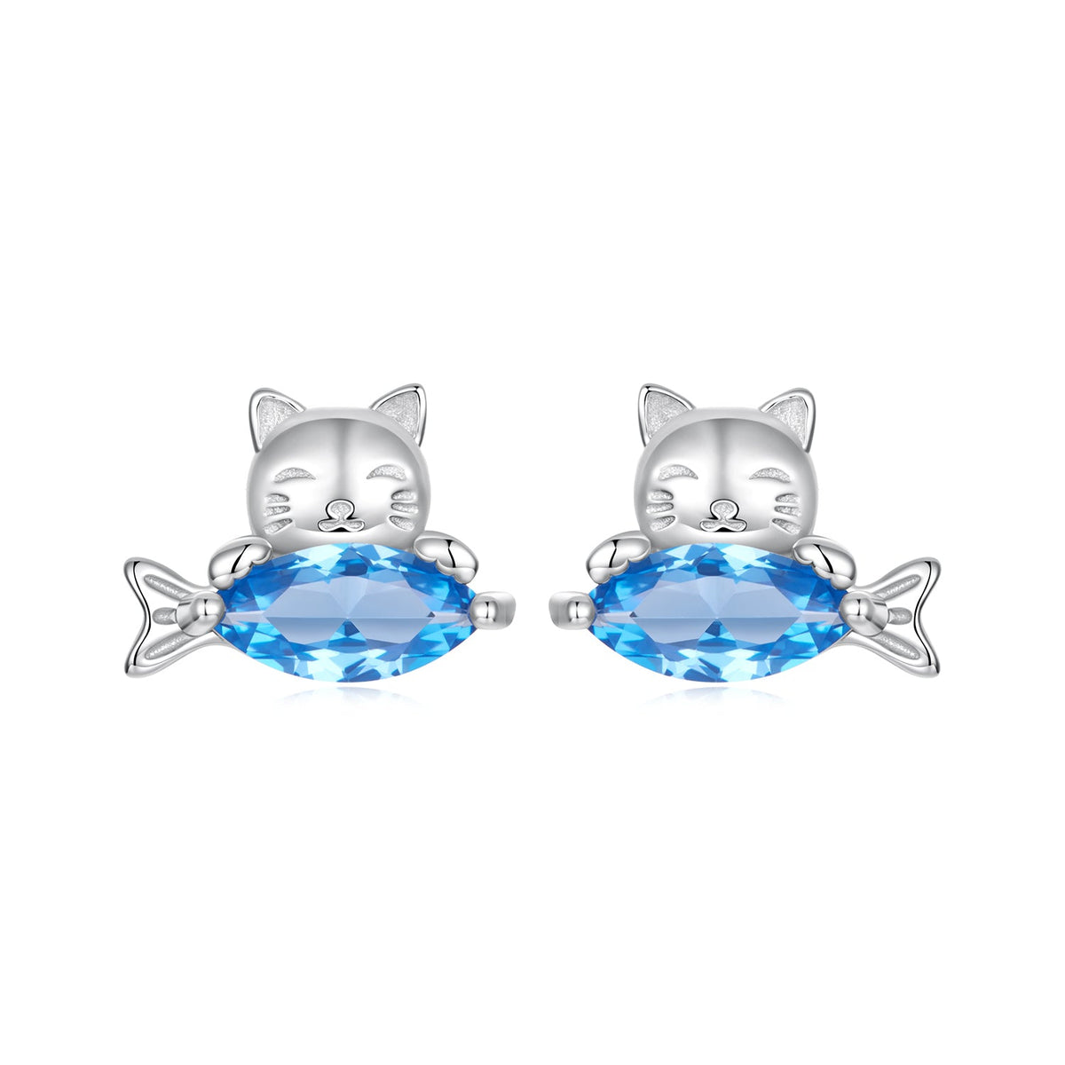 Sterling Silver Cubic Zirconia Earrings