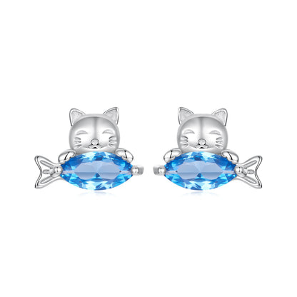Sterling Silver Cubic Zirconia Earrings
