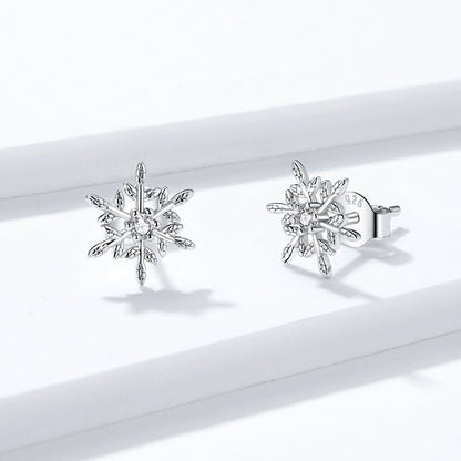 Sterling Silver Cubic Zirconia Pave Earrings