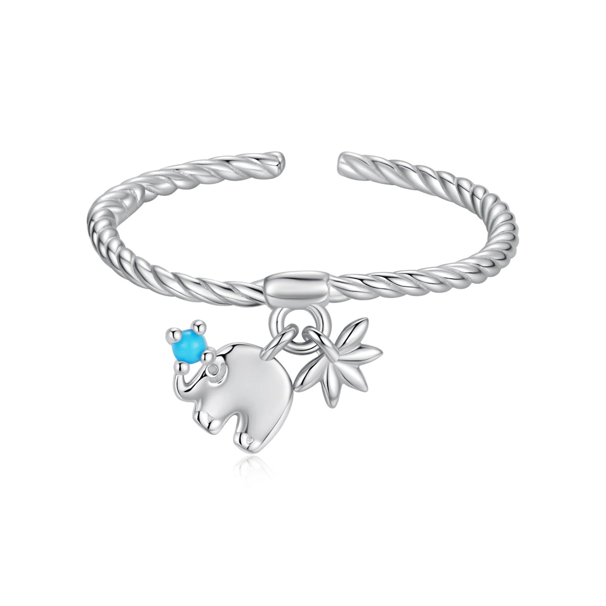 Sterling Silver Synthetic Turquoise Pendant