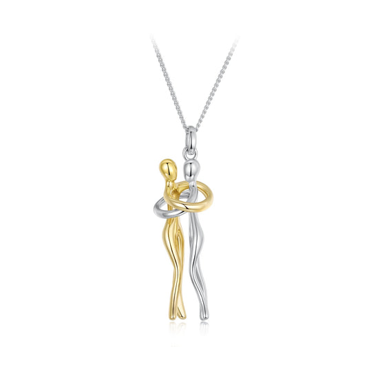 White Gold Plated Sterling Silver Necklace