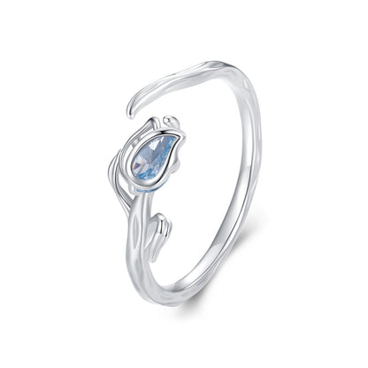 Sterling Silver Synthetic Spinel Ring