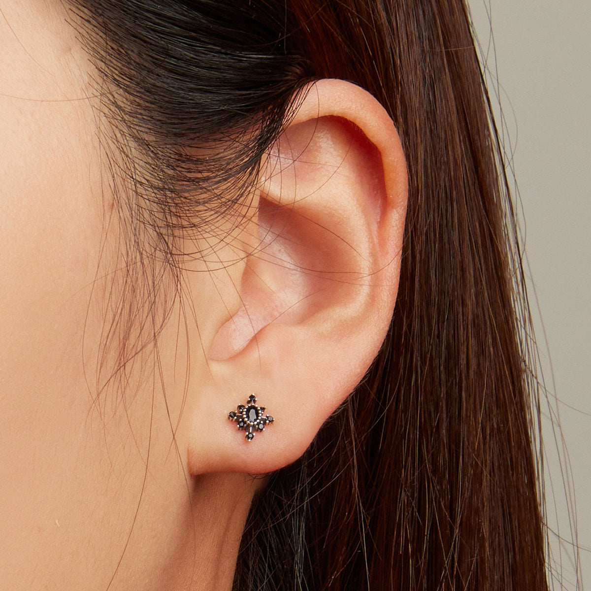 Sterling Silver Pavé Cubic Zirconia Earrings