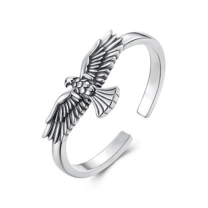 Oxidized Sterling Silver Band Ring