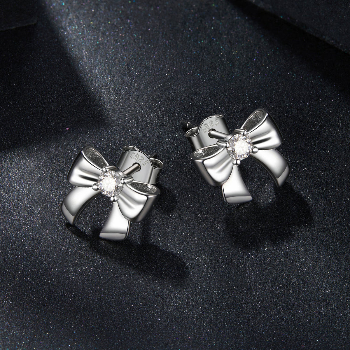 Sterling Silver Moissanite Earrings